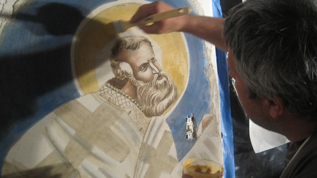 St. Athonasius fresco