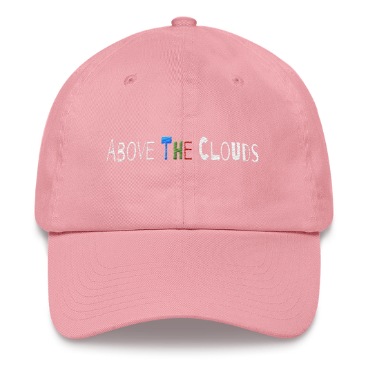 Above the Clouds Dad hat - Pink