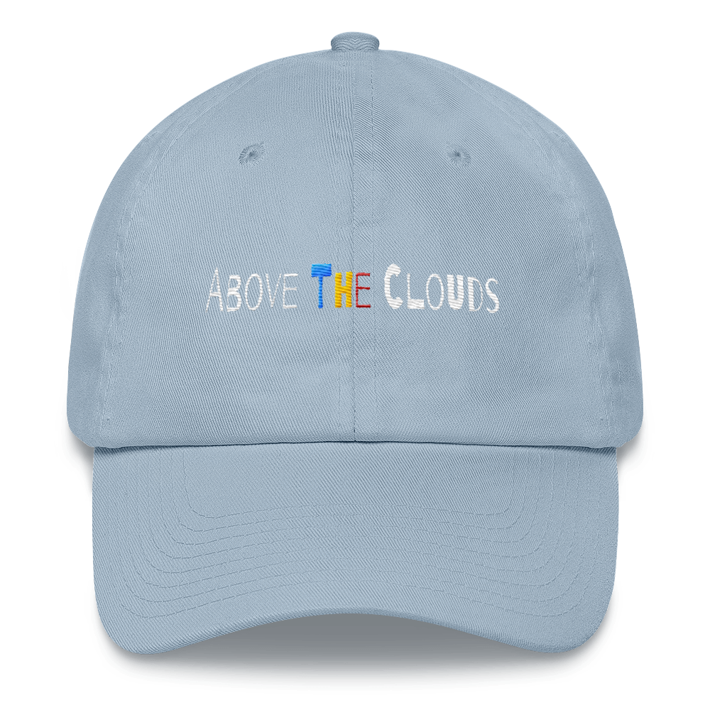 Above the Clouds Dad hat - Light Blue