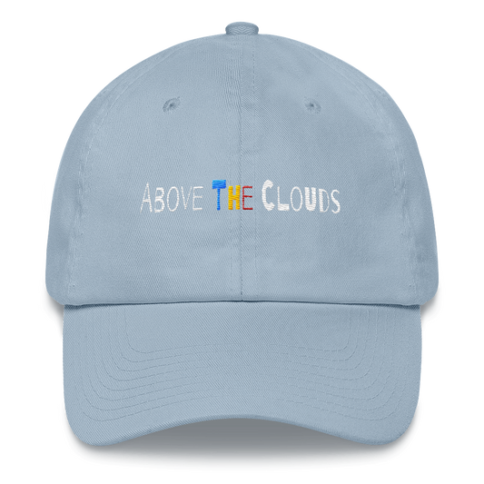 Above the Clouds Dad hat - Light Blue